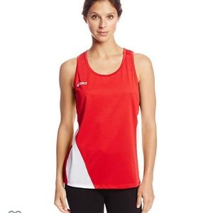 Asics Wicked Singlet Red Tank Top